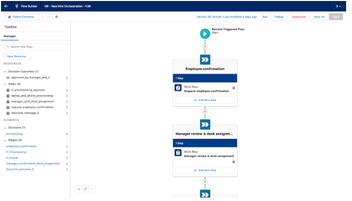 Salesforce Flow Orchestrator