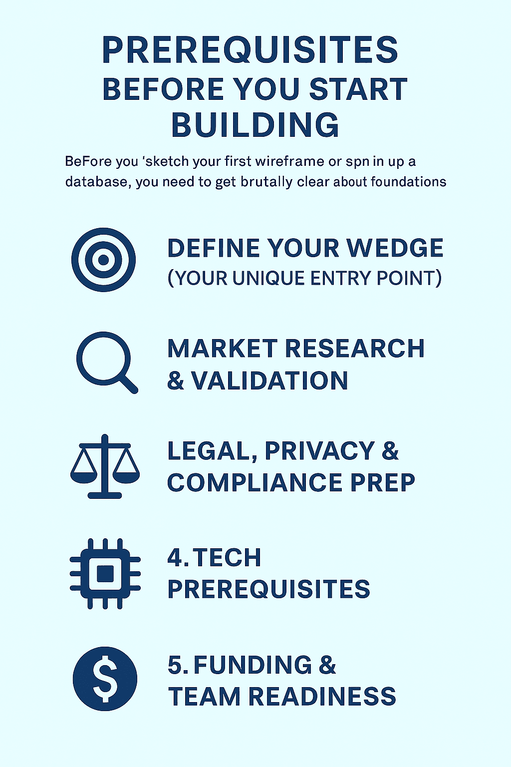 Prerequisites Before You Start Building