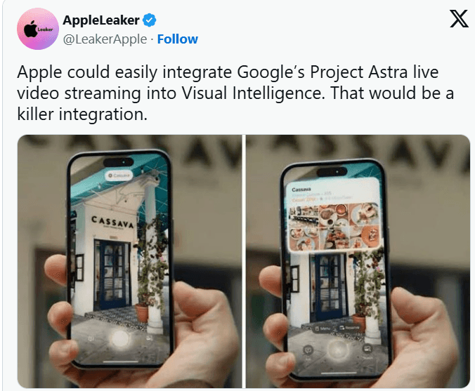 Project Astra and Gemini Live