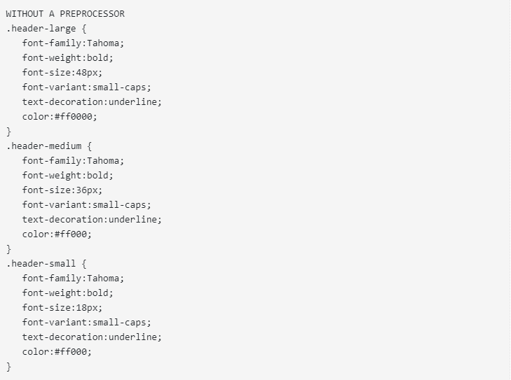 Without a Preprocessor