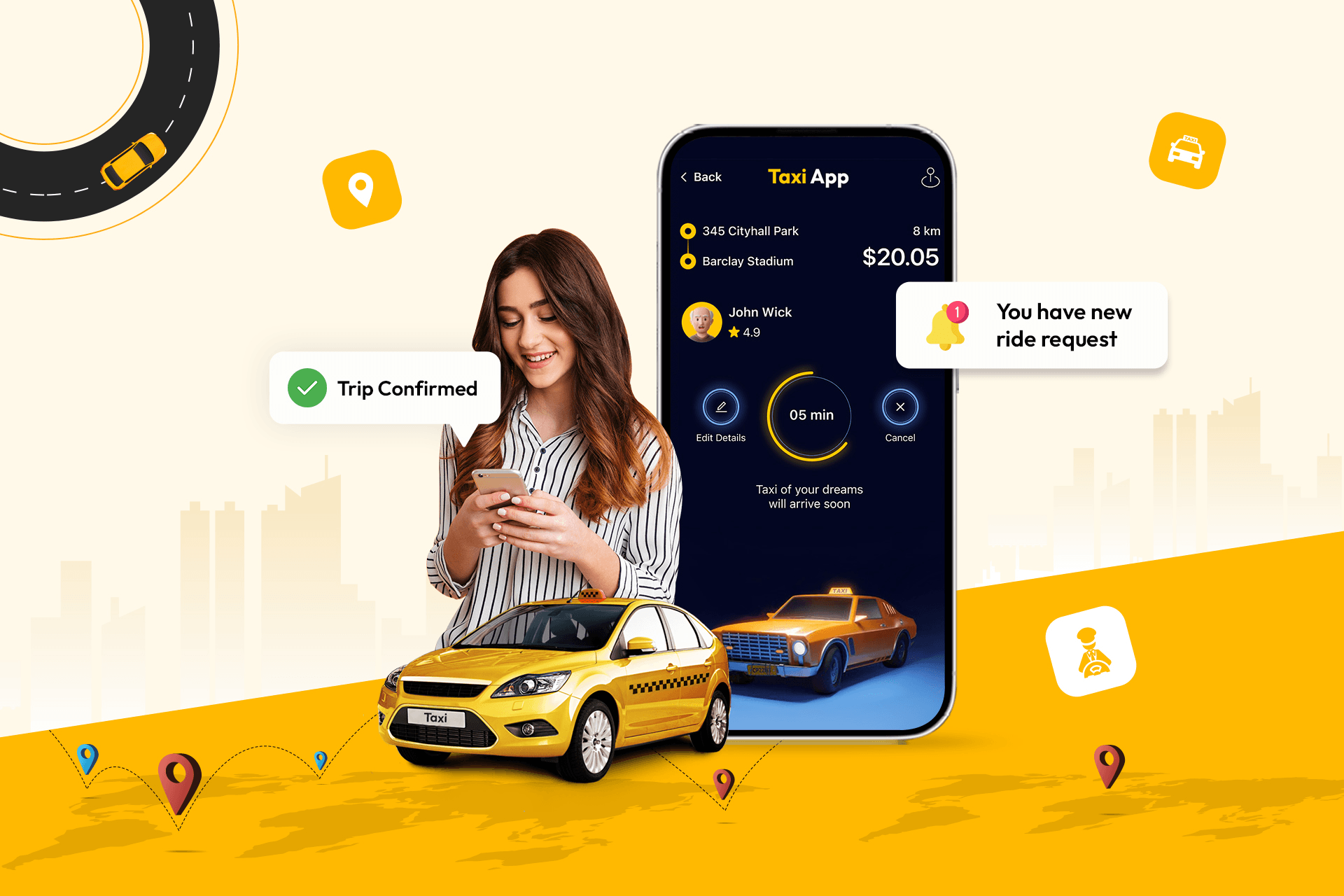 Taxi App Development Process