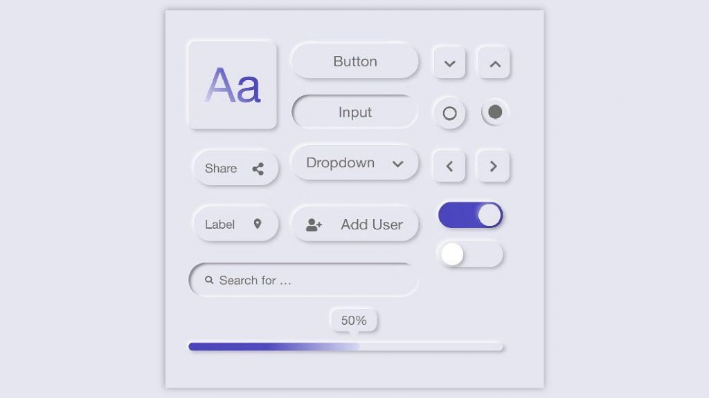 The human touch with Neumorphism