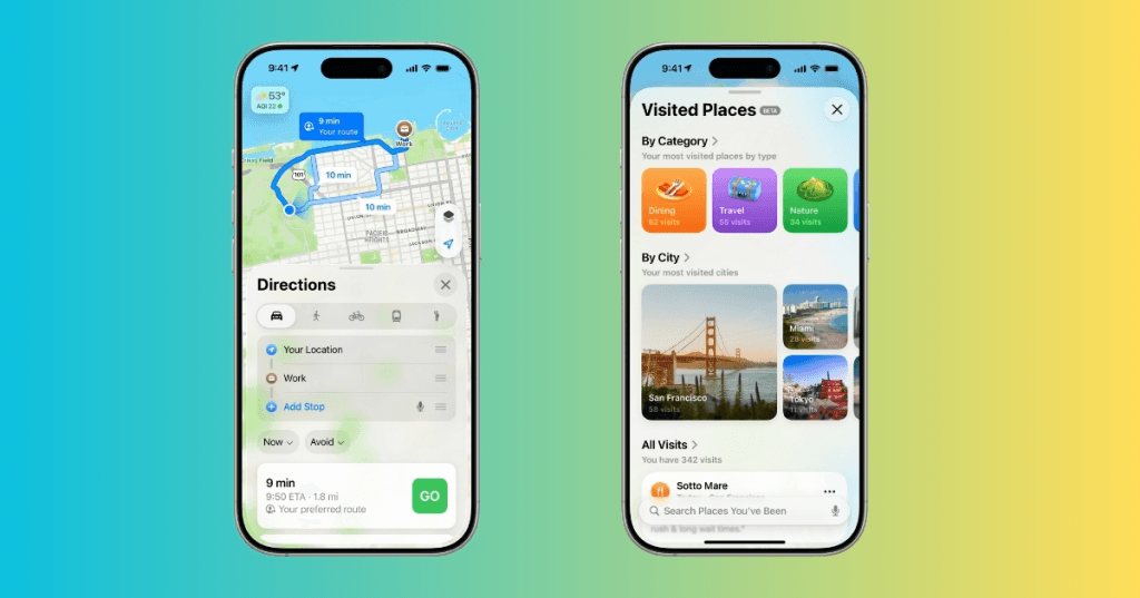 Upgradation in Apple Music, Maps, and Wallets 