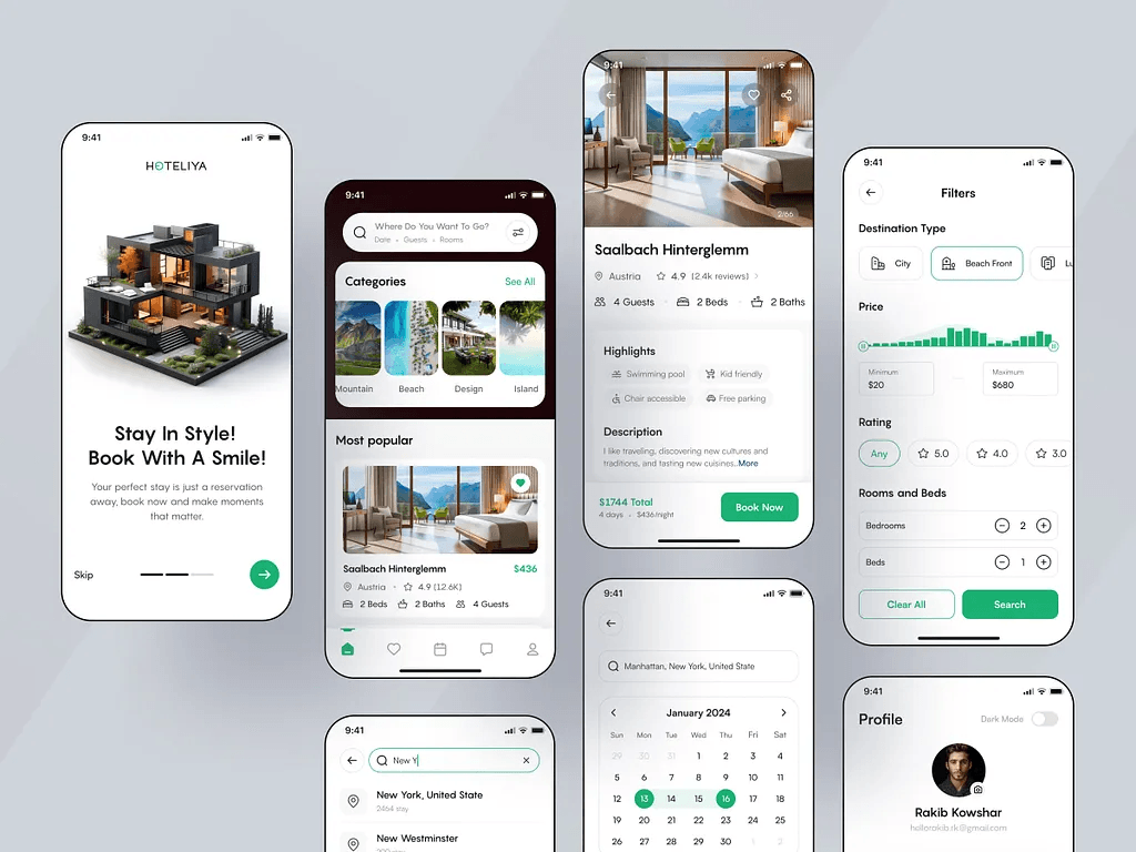 Market Research and Idea for hotel app