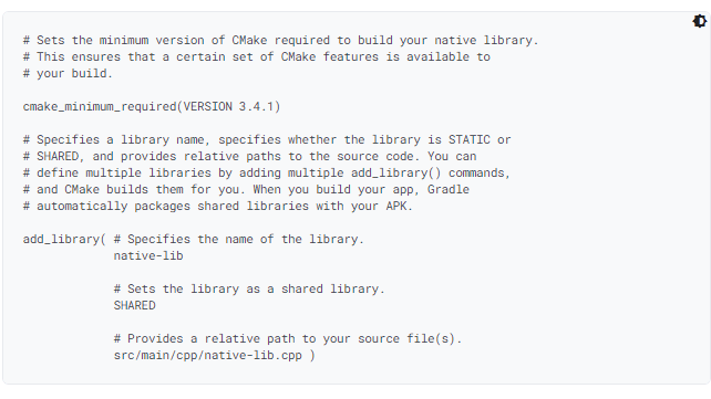 CMake Support for Android Builds