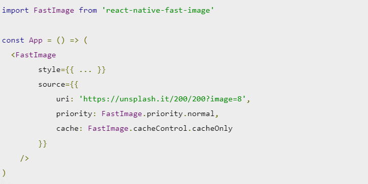  react-native-fast-image